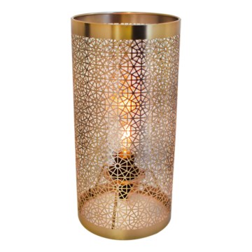 ByRydens - Lampa stołowa HERMINE 1xE14/5W/230V mosiądz