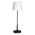 ByRydens - Lampa stołowa LUMI 1xE27/8W/230V biała/czarna 68,5 cm