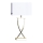 ByRydens - Lampa stołowa OMEGA 1xE27/5W/230V biały/złoty