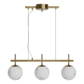 ByRydens - Lampa wisząca na lince BELLAGIO 3xE27/8W/230V