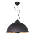 ByRydens - Lampa wisząca na lince CAPTAIN 1xE27/7W/230V czarna