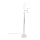 ByRydens - LED Lampa podłogowa ORLANDO 1xE27/5W/230V + LED/3W biały/chrom błyszczący śr. 36 cm