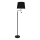 ByRydens - LED lampa stojąca ORLANDO 1xE27/5W/230V + LED/3W czarna śr. 36 cm