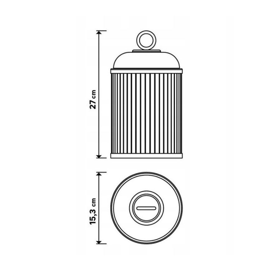 LED Regulowana lampa zewnętrzna CANARI LED/2W/5V IP44