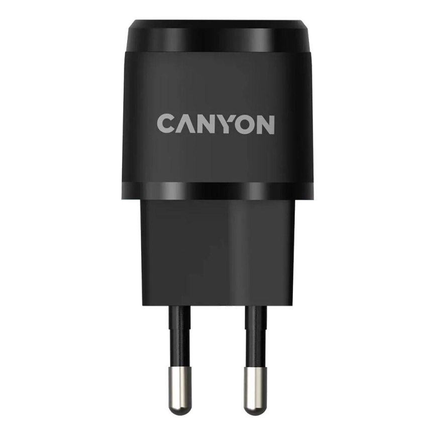 Canyon - Adapter do szybkiego ładowania Power Delivery 20W czarny