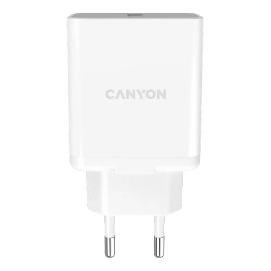 Canyon - Adapter ładujący 1xUSB/230V