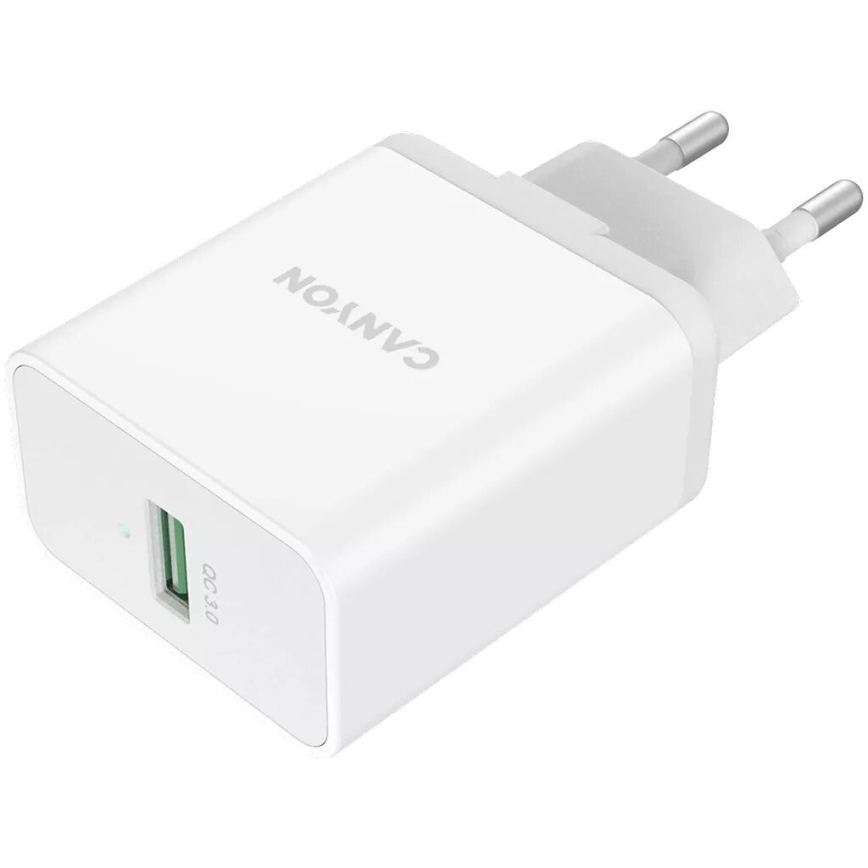 Canyon - Adapter ładujący 1xUSB/230V