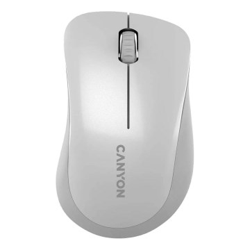 Canyon - Bezprzewodowa mysz optyczna z czujnikiem Pixart MW 1200 DPI 2xAAA biały
