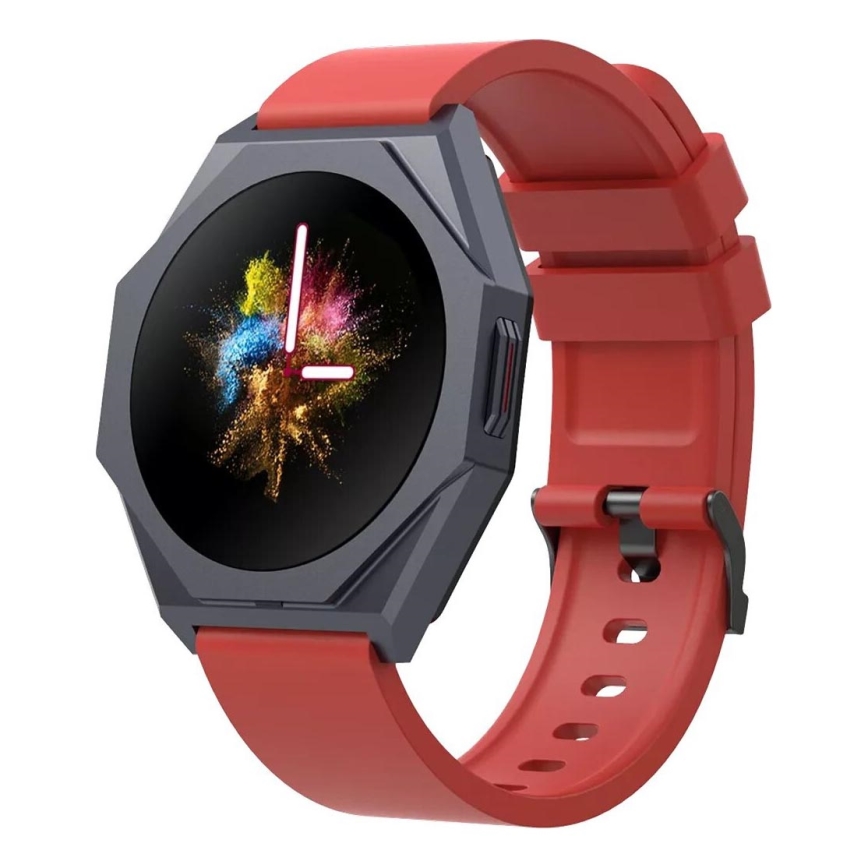 Canyon - Inteligentny zegarek OTTO IP68 czerwony