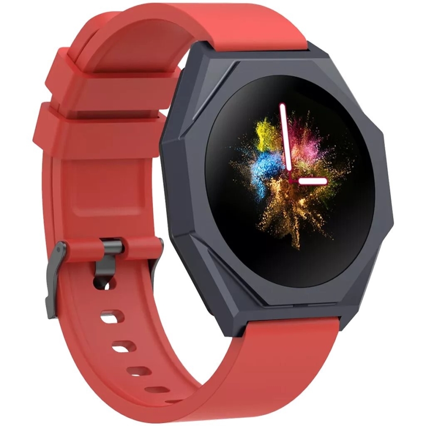 Canyon - Inteligentny zegarek OTTO IP68 czerwony