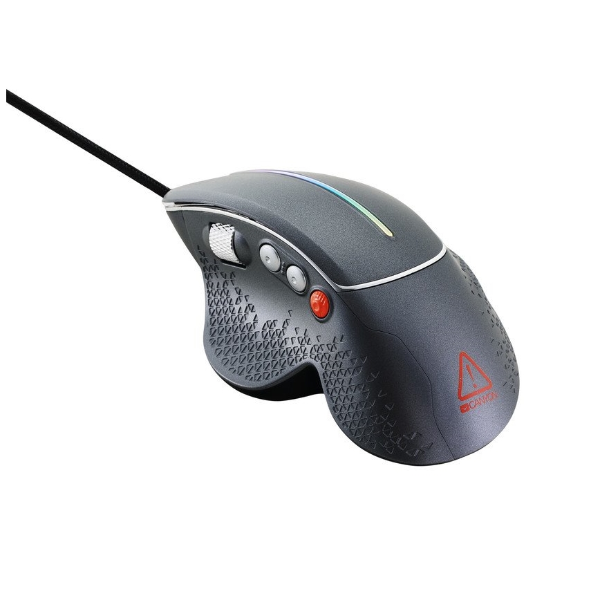 Canyon - LED RGB Myszka gamingowa 800/1600/2400/3200/4800/6400 DPI