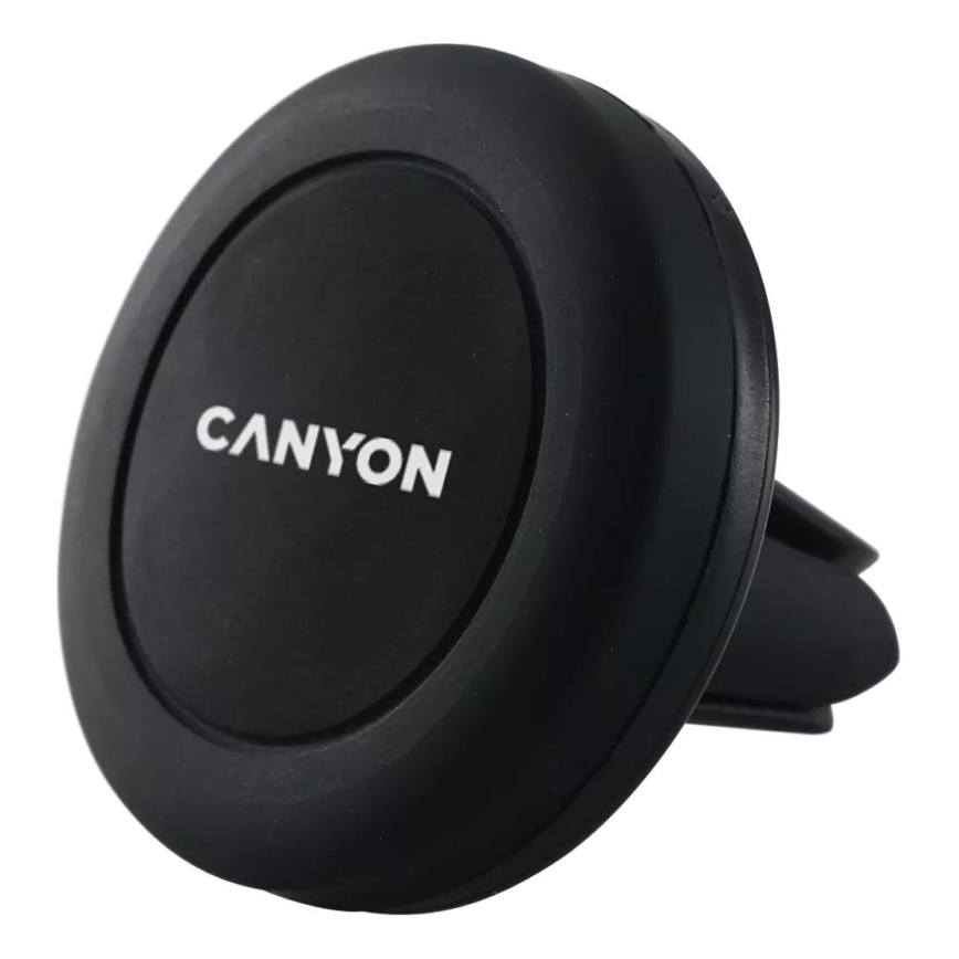 Canyon - Magnetyczny uchwyt do telefonu w samochodzie okrągły czarny