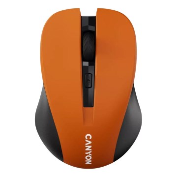 Canyon - Mysz bezprzewodowa 800/1000/1200 DPI 2xAAA pomarańczowy