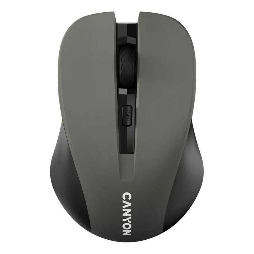 Canyon - Mysz bezprzewodowa 800/1000/1200 DPI 2xAAA szary