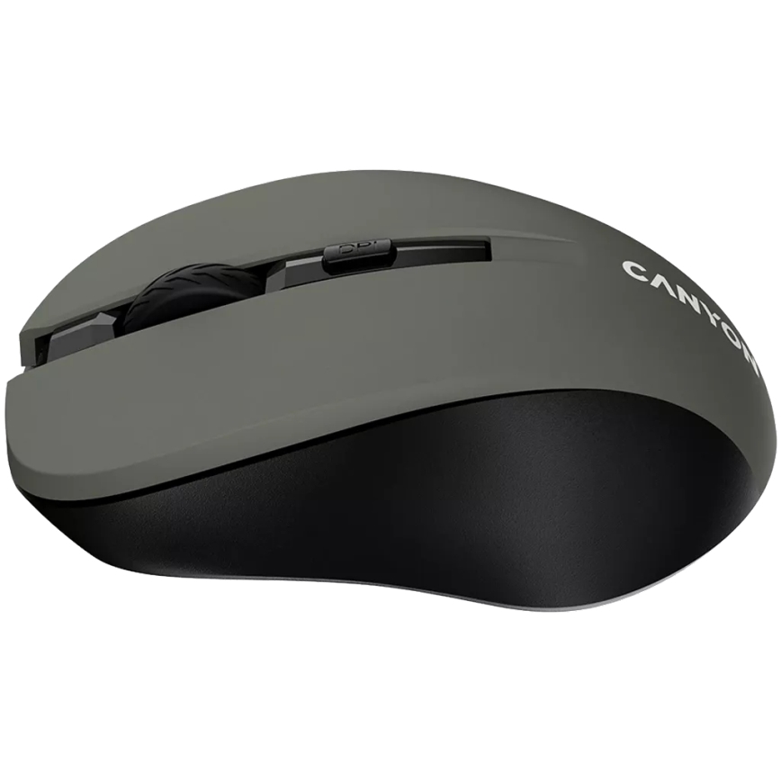 Canyon - Mysz bezprzewodowa 800/1000/1200 DPI 2xAAA szary