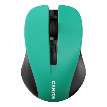 Canyon - Mysz bezprzewodowa 800/1000/1200 DPI 2xAAA zielony