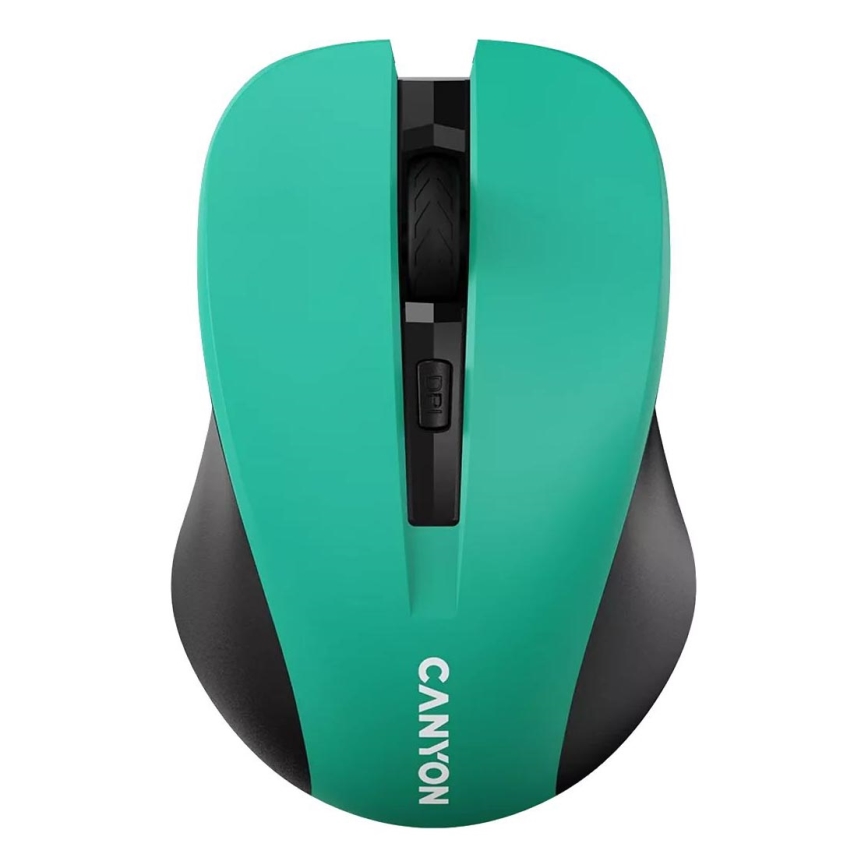 Canyon - Mysz bezprzewodowa 800/1000/1200 DPI 2xAAA zielony
