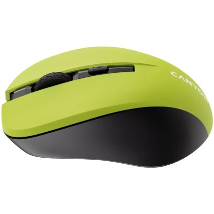 Canyon - Mysz bezprzewodowa 800/1000/1200 DPI 2xAAA żółty