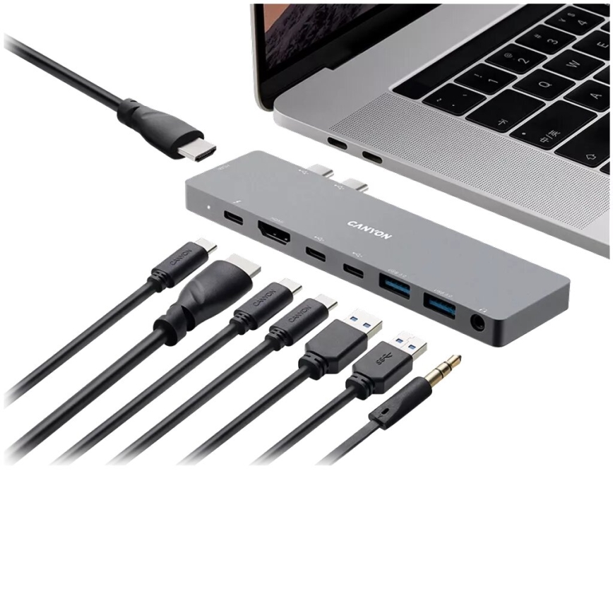 Canyon - Stacja dokująca Power Delivery dla MacBooka 8w1