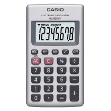Casio - Kalkulator kieszonkowy 1xLR54 srebrny