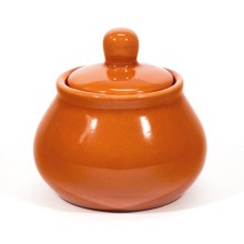 Ceramiczna cukiernica Lucie pomarańczowa