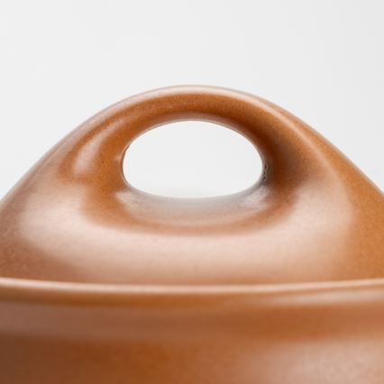 Ceramiczna herbaciana zestaw brązowe