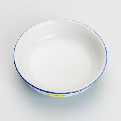 Ceramiczna miska na kompot 13 cm biało-niebieska