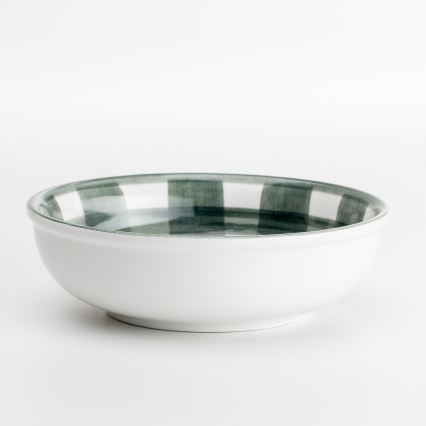 Ceramiczna miska na kompot 13 cm zielona
