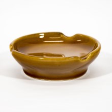 Ceramiczna popielniczka Jaš 10 cm brązowa