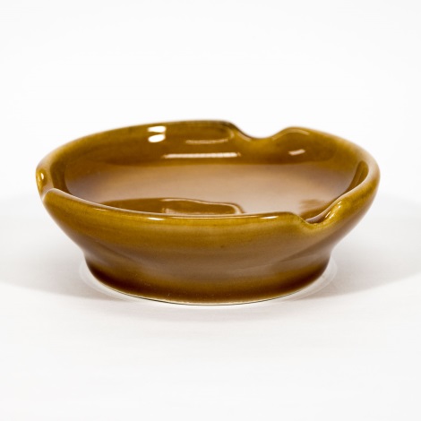 Ceramiczna popielniczka Jaš 10 cm brązowa