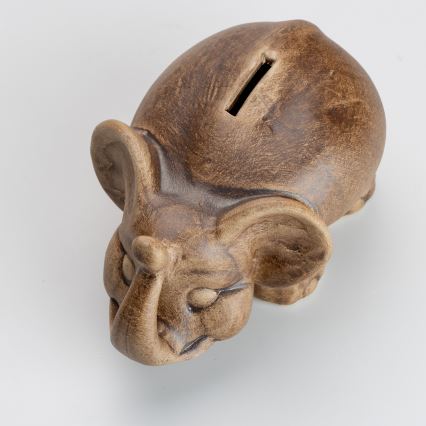 Ceramiczna skarbonka słonik