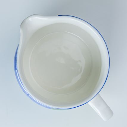 Ceramiczna sosjerka Alena niebieski biała