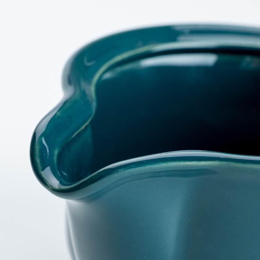 Ceramiczna sosjerka turkusowa