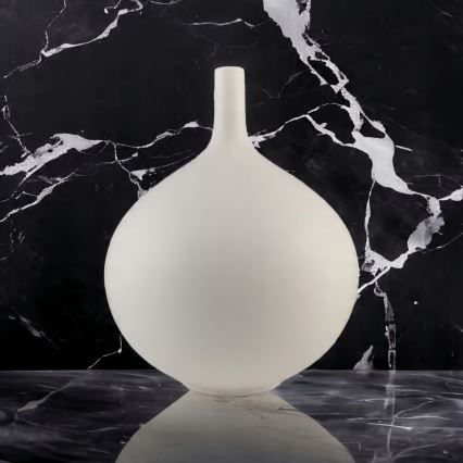 Ceramiczna waza 24 cm biała