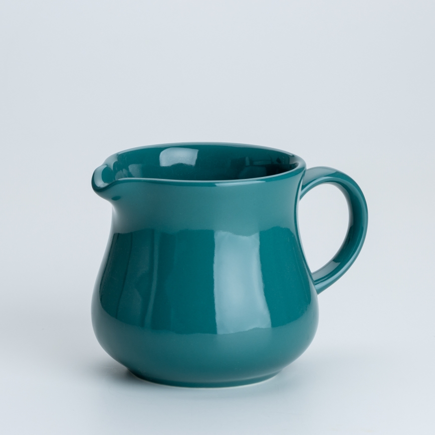 Ceramiczny dzbanek Alena 0,75 l turkusowy