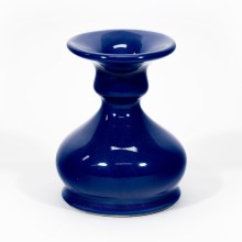 Ceramiczny świecznik 8,5 cm ciemnoniebieski