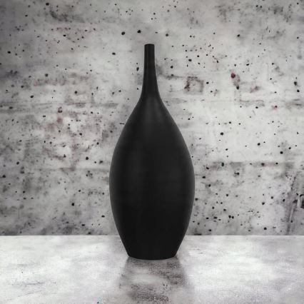 Ceramiczny wazon 47 cm, czarny