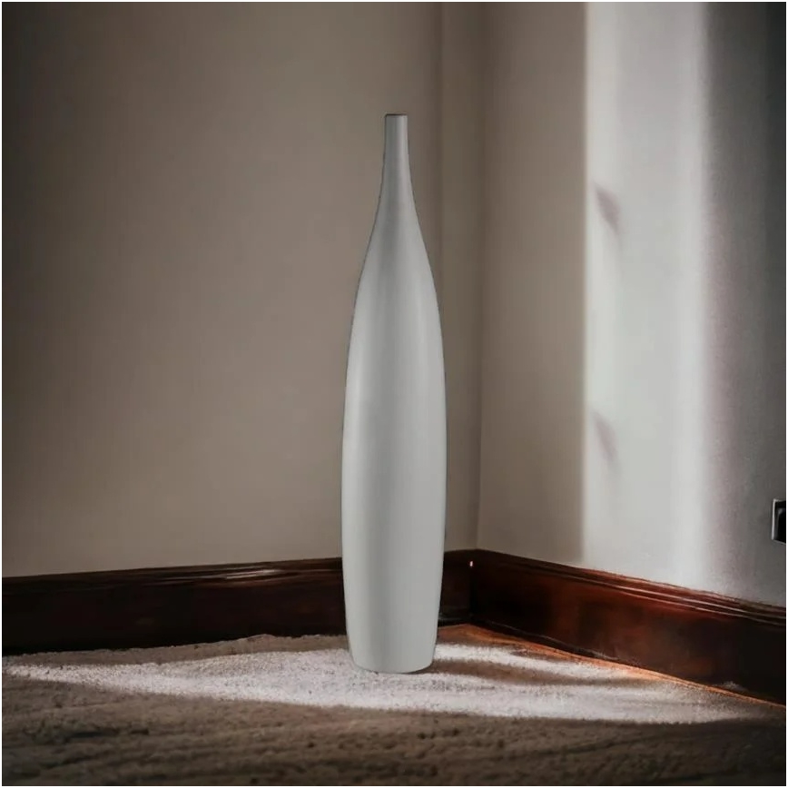 Ceramiczny wazon 70 cm, biały