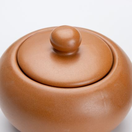 Ceramiczny zestaw do herbaty Jumbo brązowy