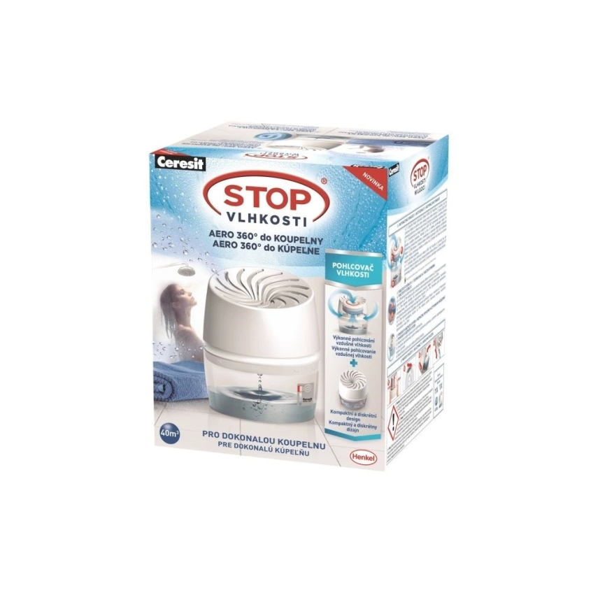 Ceresit - Osuszacz powietrza do łazienki AERO 360° biały