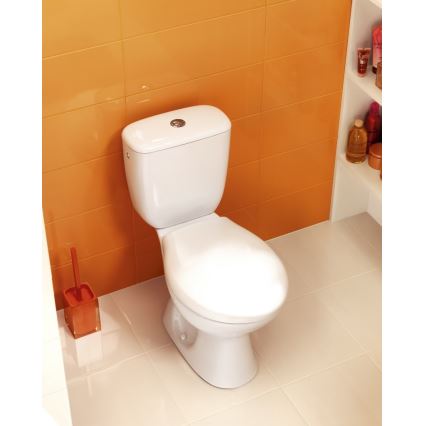 Cersanit K08-029 - Stojąca miska WC z deską sedesową PRESIDENT, ceramika/biała