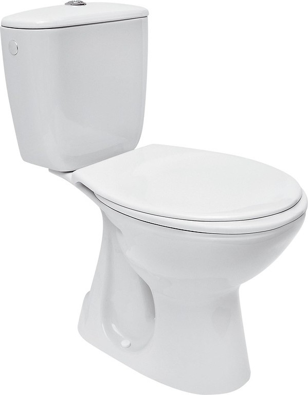 Cersanit K08-029 - WC stojąca z deską PRESIDENT ceramika/biały