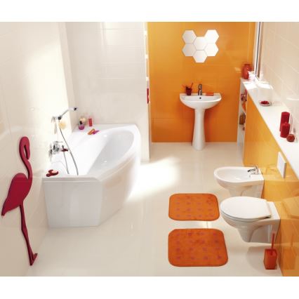 Cersanit K08-029 - WC stojąca z deską PRESIDENT ceramika/biały