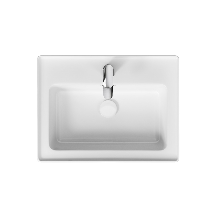 Cersanit K114-006 - Umywalka wpuszczana CREA 44,5x60 cm ceramika/biały połysk