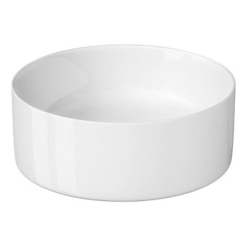 Cersanit K114-020 - Umywalka nablatowa CREA o średnicy 38 cm, ceramika/biały połysk
