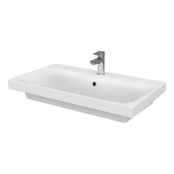 Cersanit K116-013-ECO - Umywalka nablatowa/wisząca MODUO 45x80 cm ceramika/biały połysk