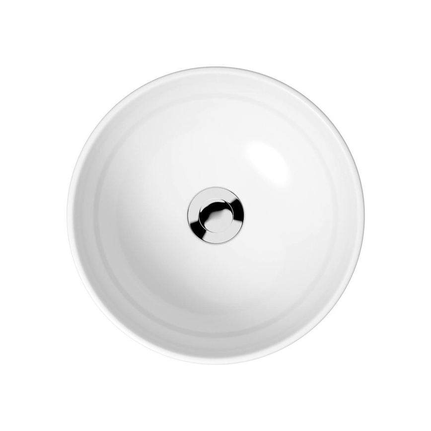 Cersanit K116-047-ECO - Umywalka nablatowa MODUO Ø 35 cm ceramika/biały połysk