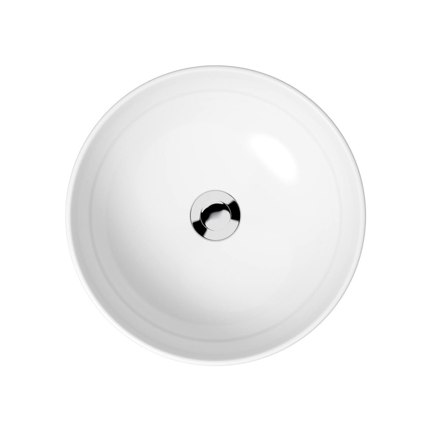 Cersanit K116-048-ECO - Umywalka nablatowa MODUO Ø 40 cm, ceramika/biały połysk