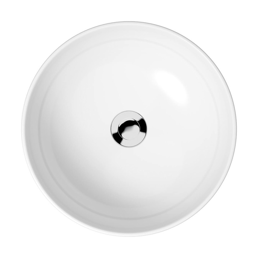 Cersanit K116-048 - Umywalka nablatowa MODUO śr. 40 cm ceramika/biały połysk