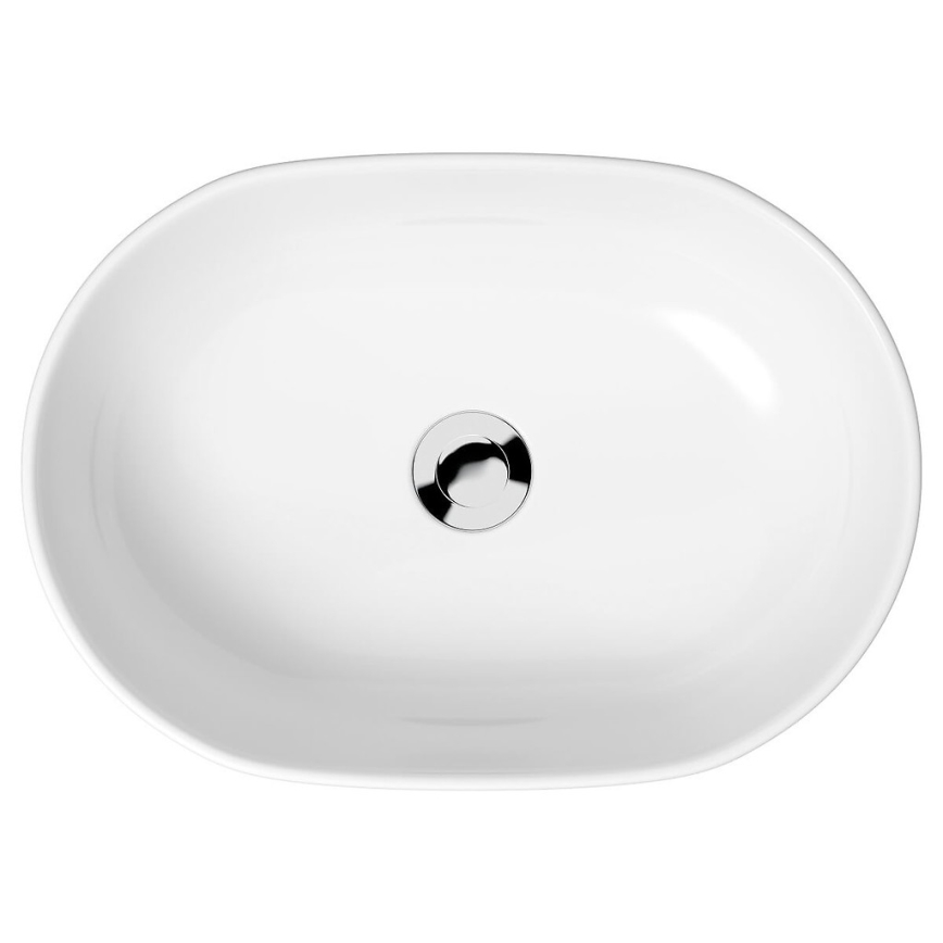 Cersanit K116-049 - Umywalka nablatowa MODUO 35,5x50 cm ceramika/biały połysk